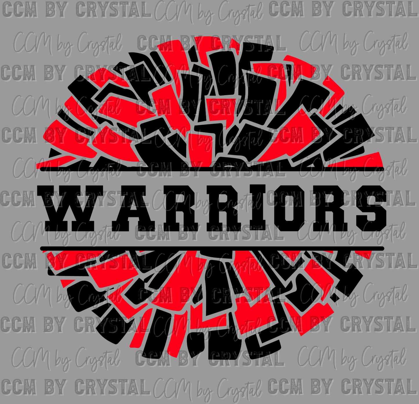 Warriors Cheer Ready to Press Transfer DTF Transfer Sublimation Transfer
