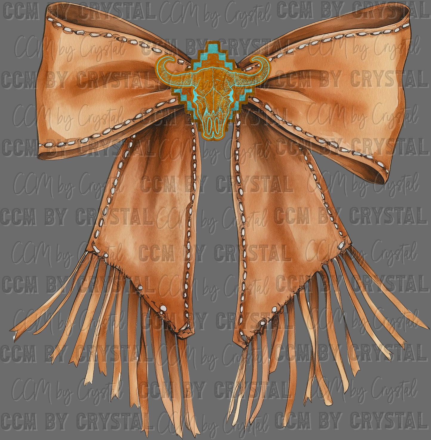 Western Bow Rodeo Ready to Press Transfer DTF Transfer Sublimation Transfer