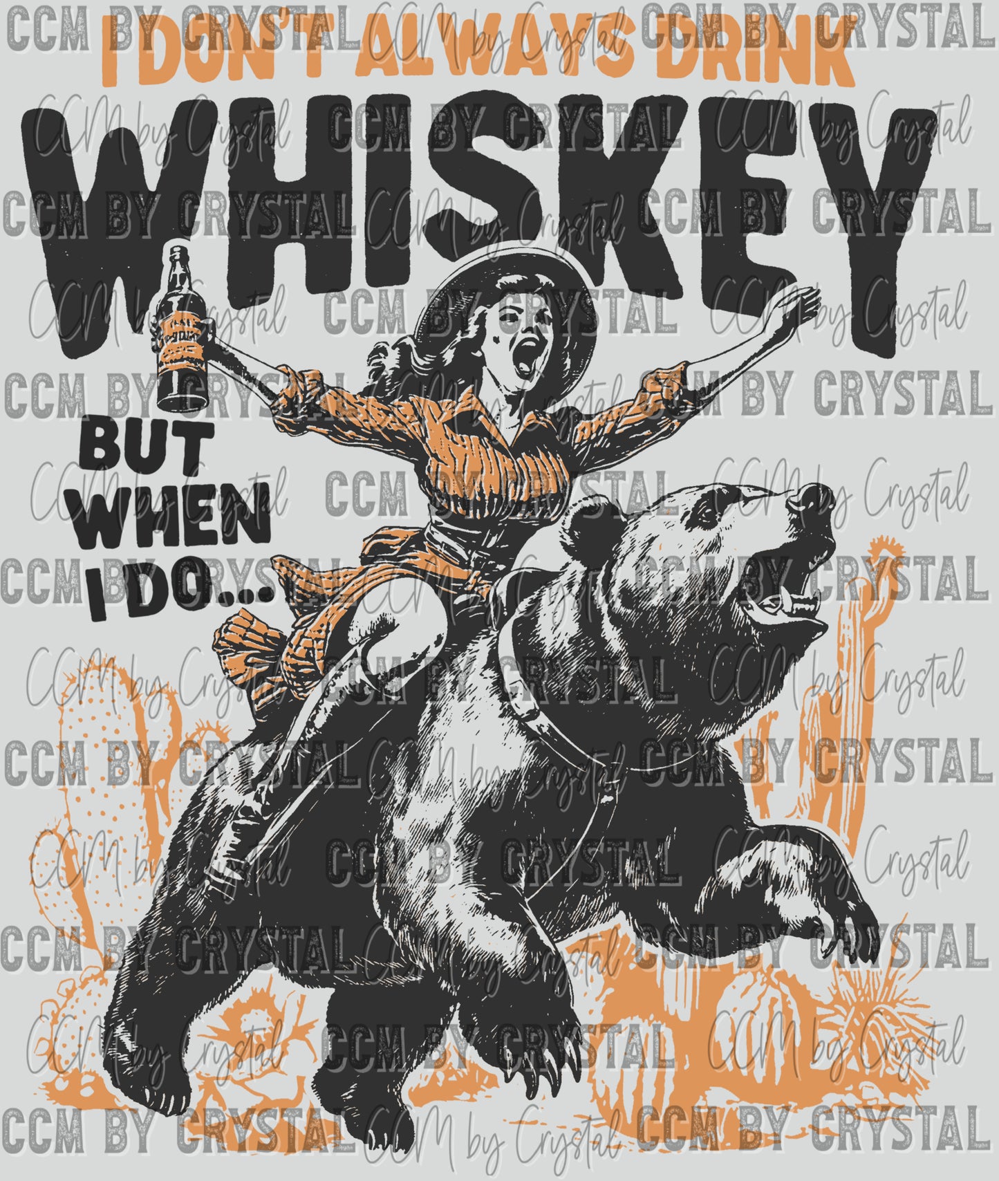 I Don't Always Drink Whisky Ready to Press Transfer DTF Transfer Sublimation Transfer