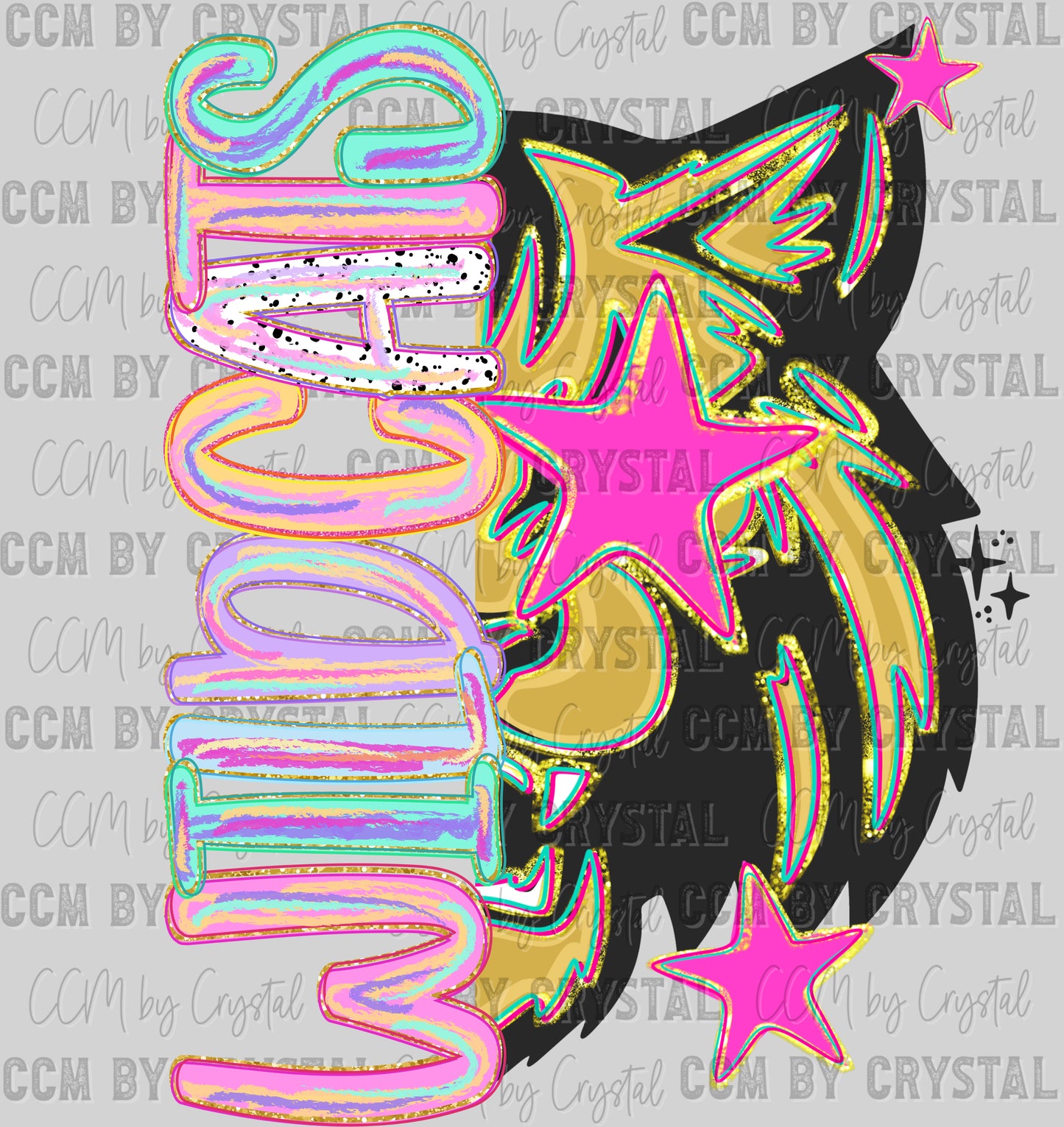 Wildcats Pastel Mascot Ready to Press DTF Transfers Sublimation Transfers
