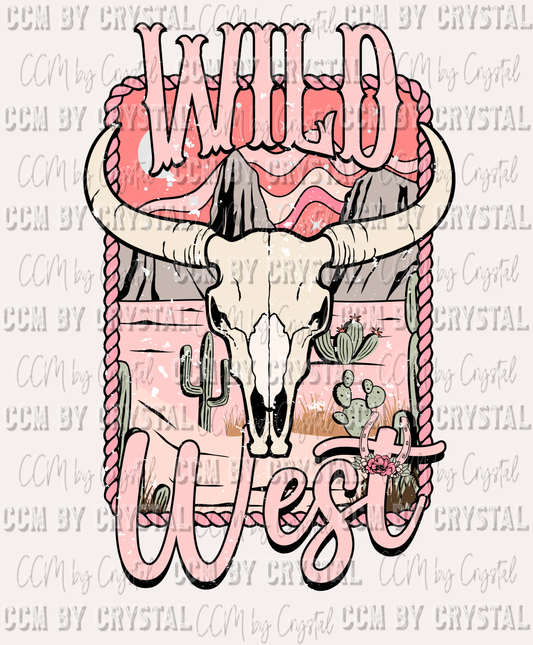 Wild West Distressed Ready to Press Transfer
