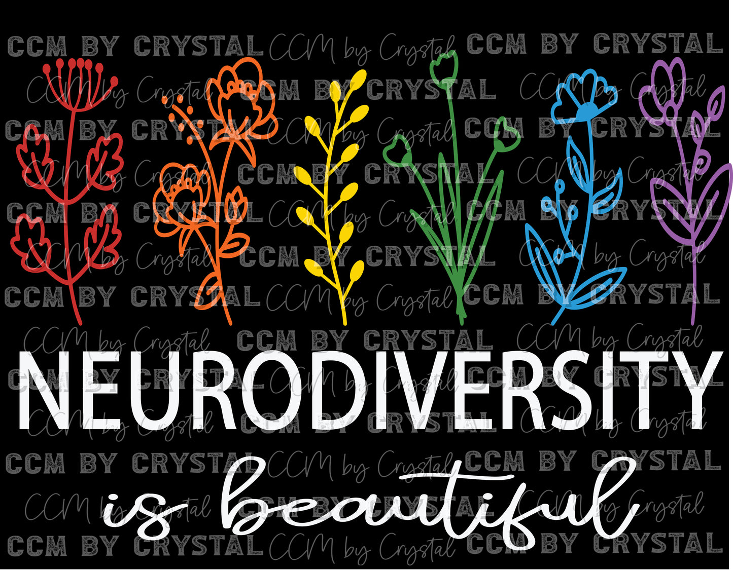 Neurodiversity is Beautiful Ready to Press Transfer
