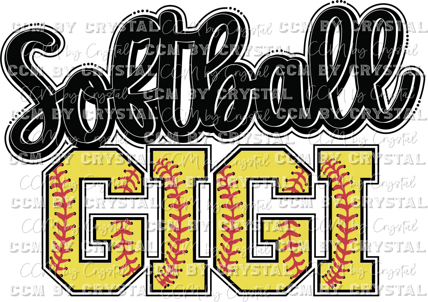 Softball Gigi Ready to Press Transfer