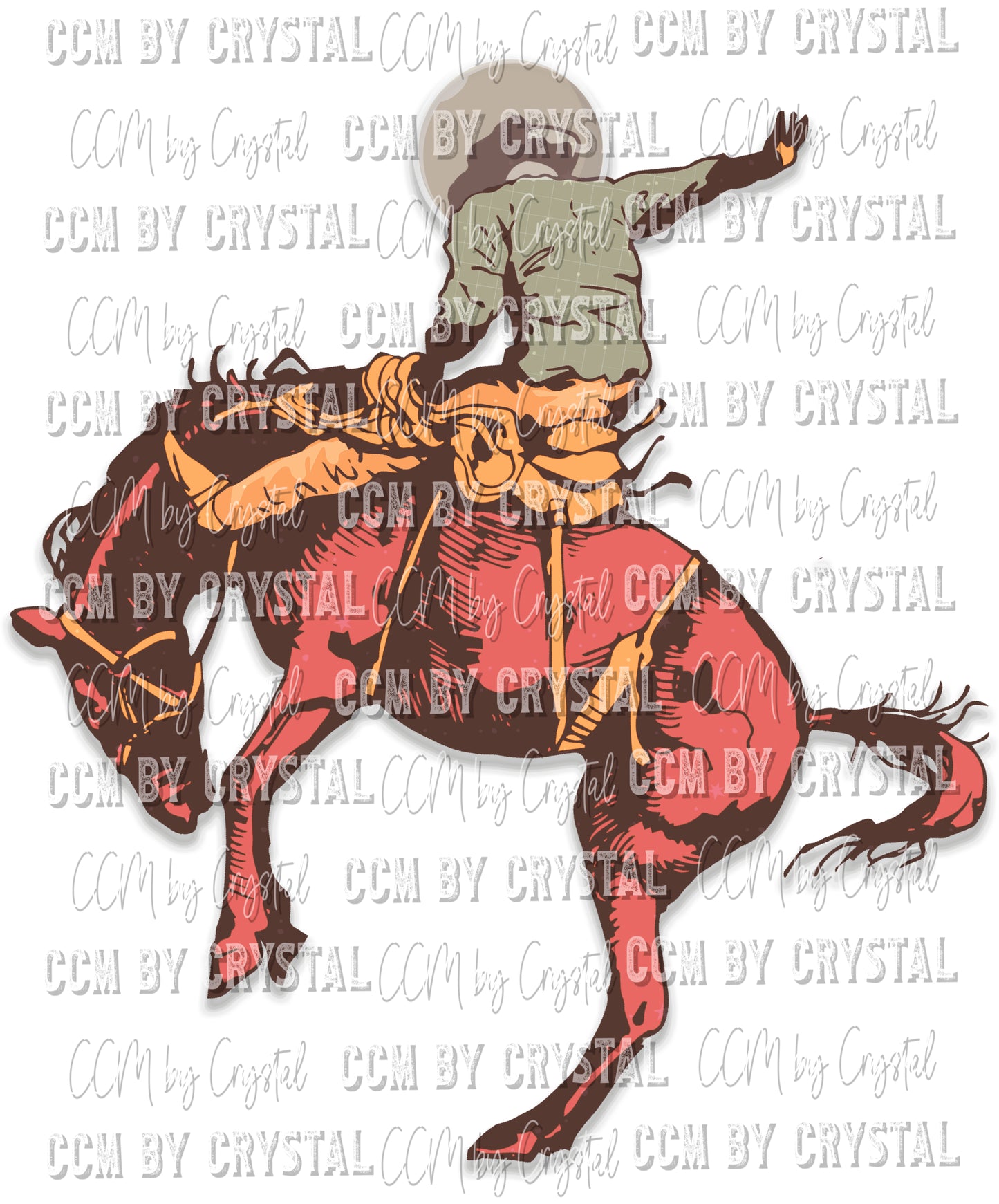 Space Cowboy Pocket Sleeve Ready to Press Transfer