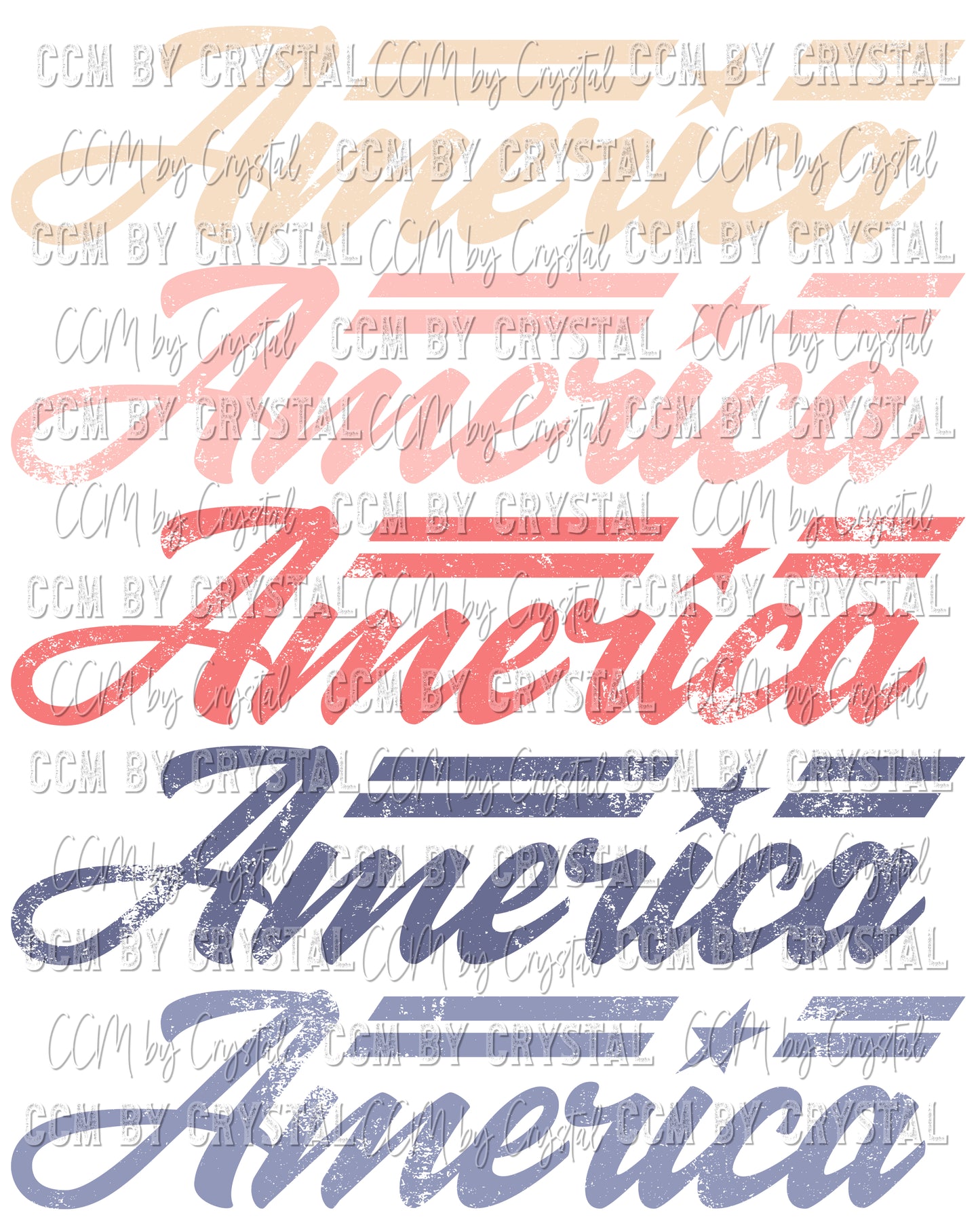 America Fourth of July Ready to Press Transfer