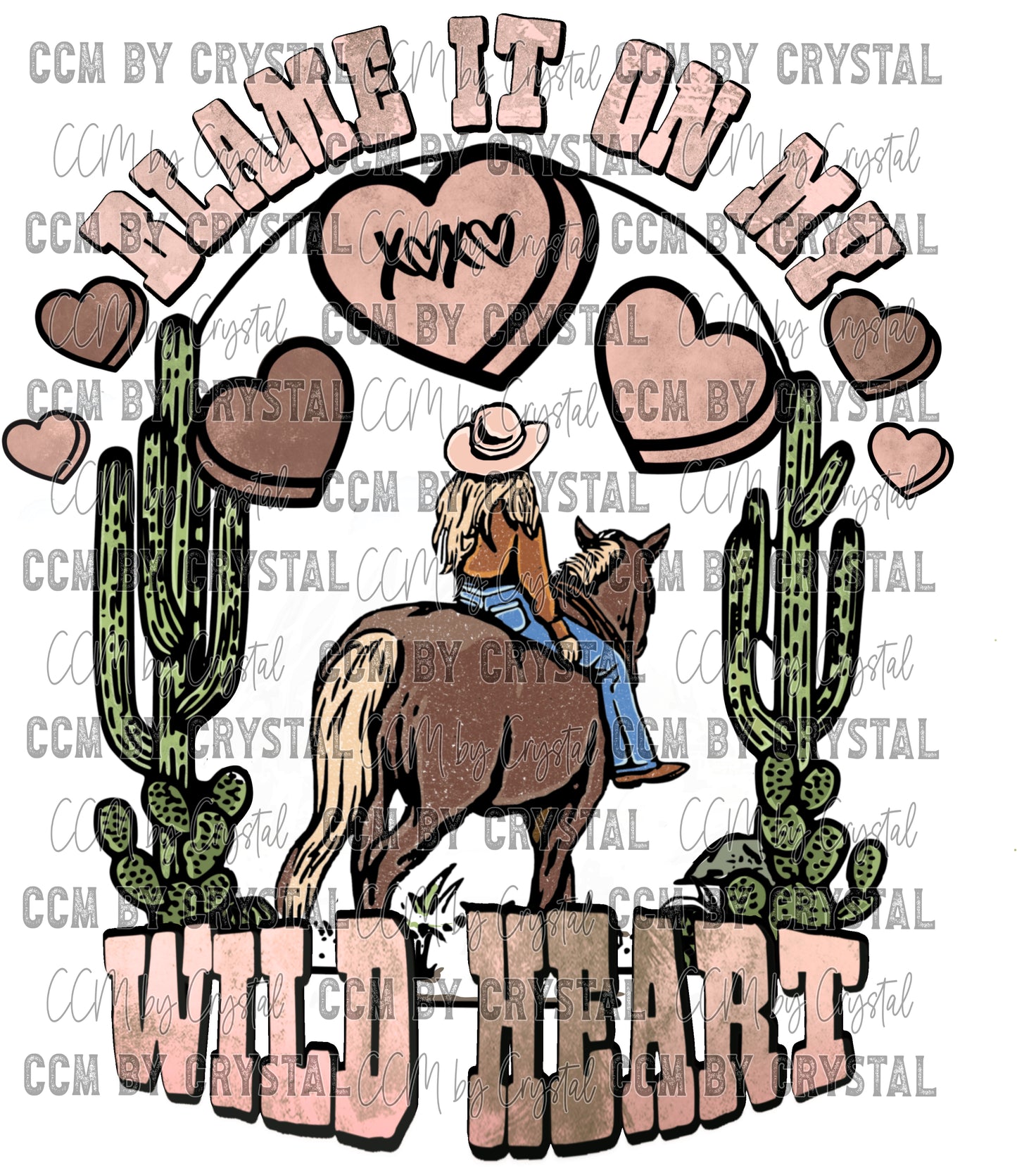 Blame It on My Wild Heart Valentine's Day Ready to Press Transfer
