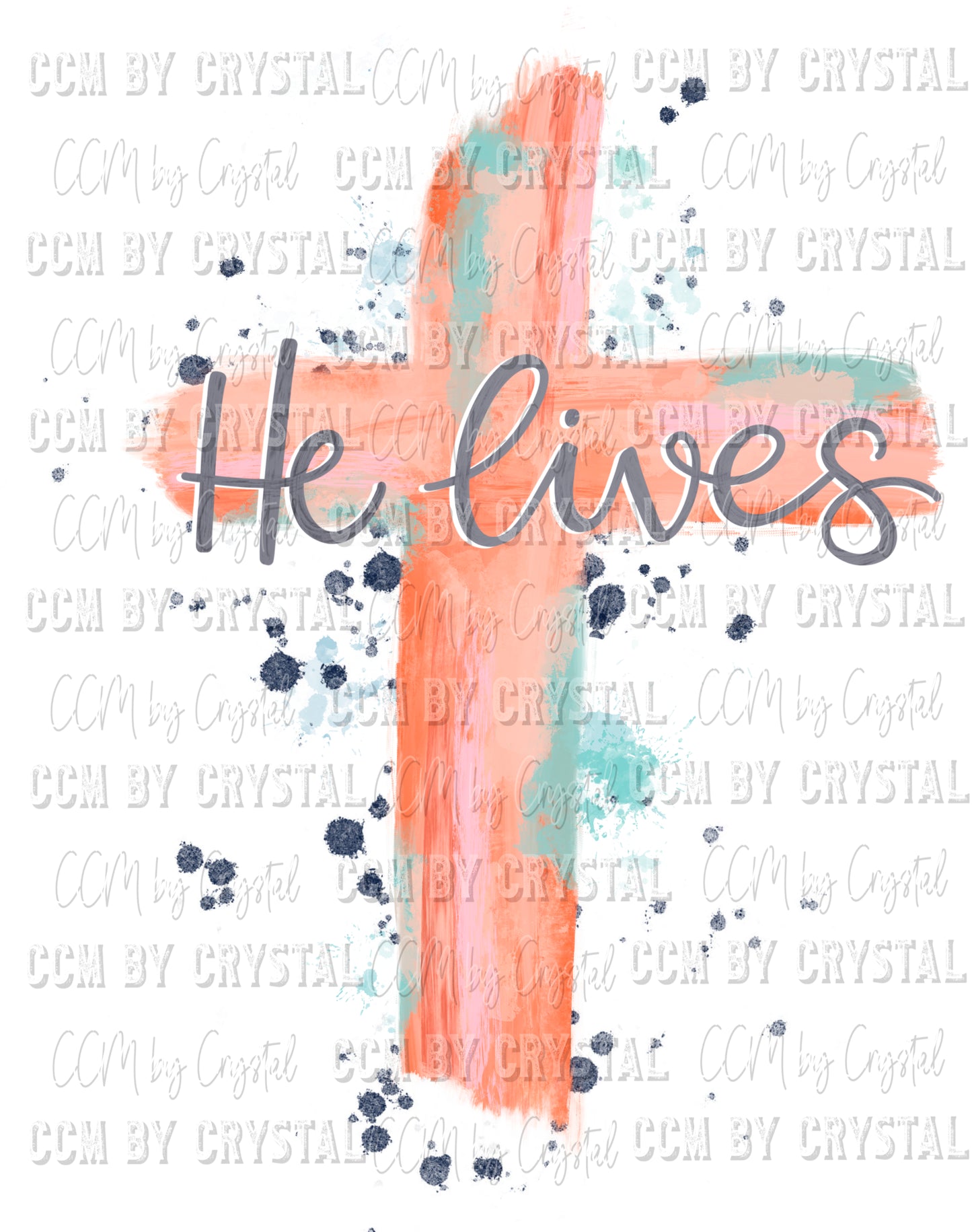 He Lives Jesus Easter Ready to Press Transfer