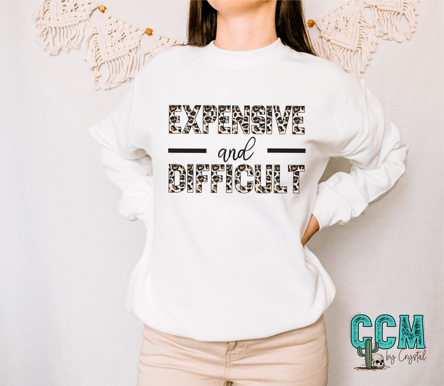 Expensive and Difficult Leopard Cheetah Distressed Ready to Press Transfer