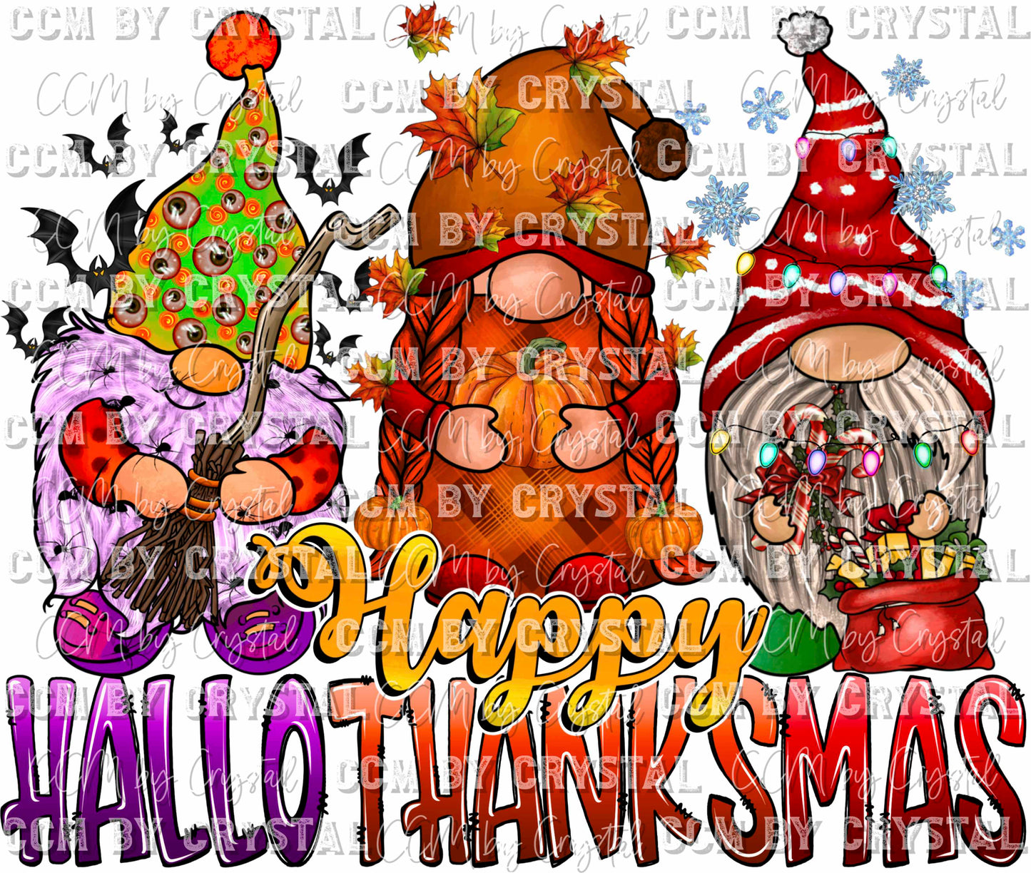 Happy Hallowthanksmas Fall Ready to Press Transfer