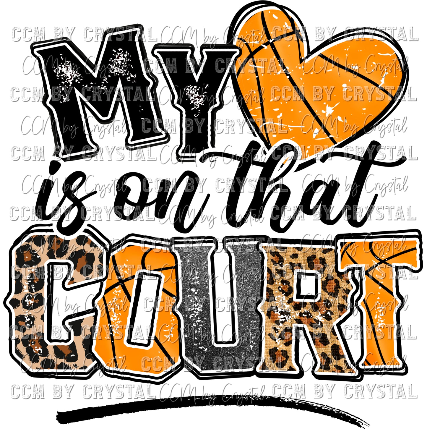 My Heart is on That Court Basketball Ready to Press Transfer