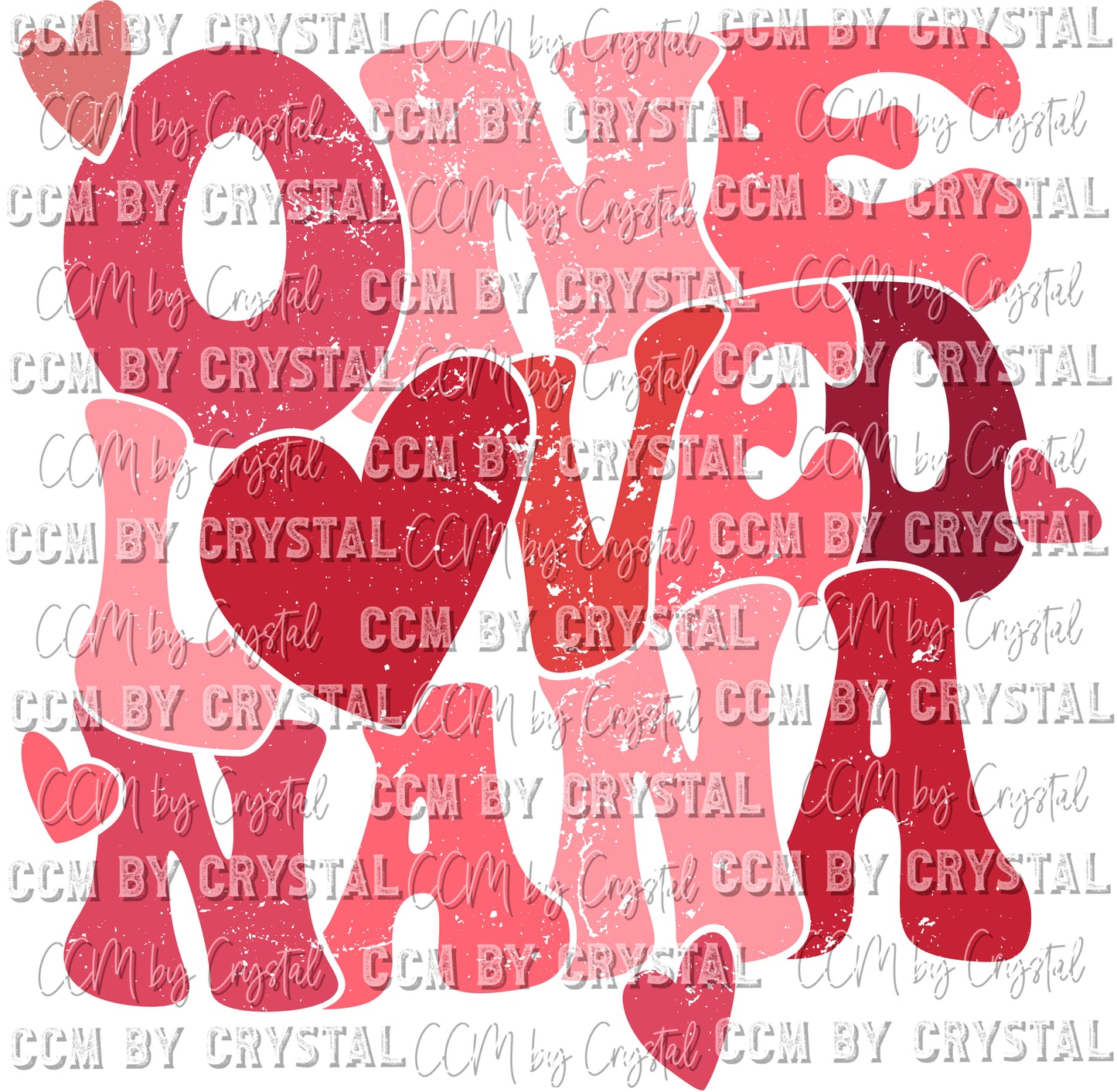 One Loved Nana Distressed Ready to Press Transfer