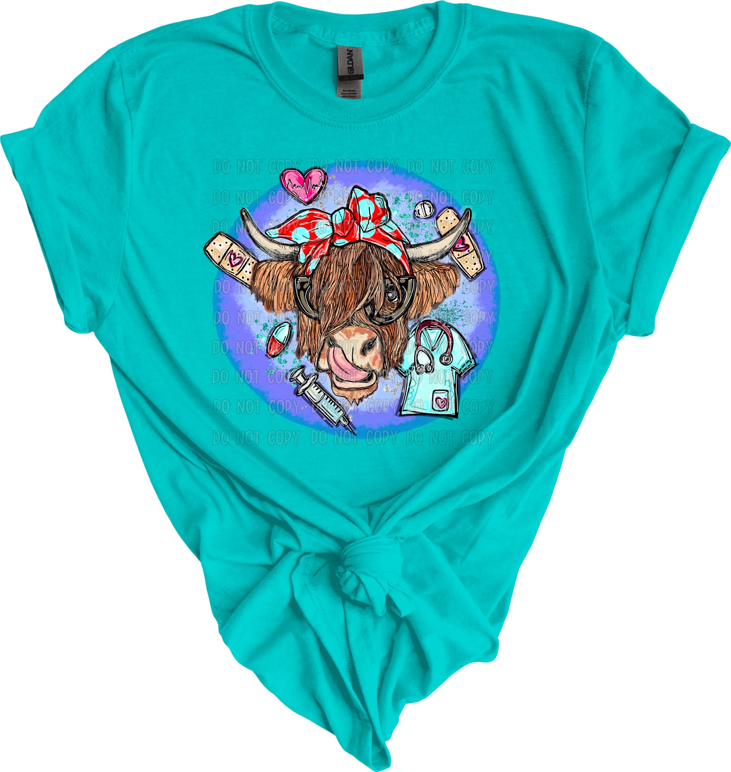 Highland Cow Nurse Ready to Press Transfer