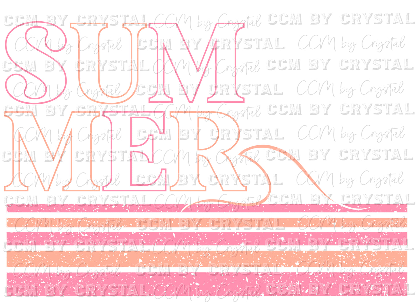 Summer Wave Ready to Press Transfer