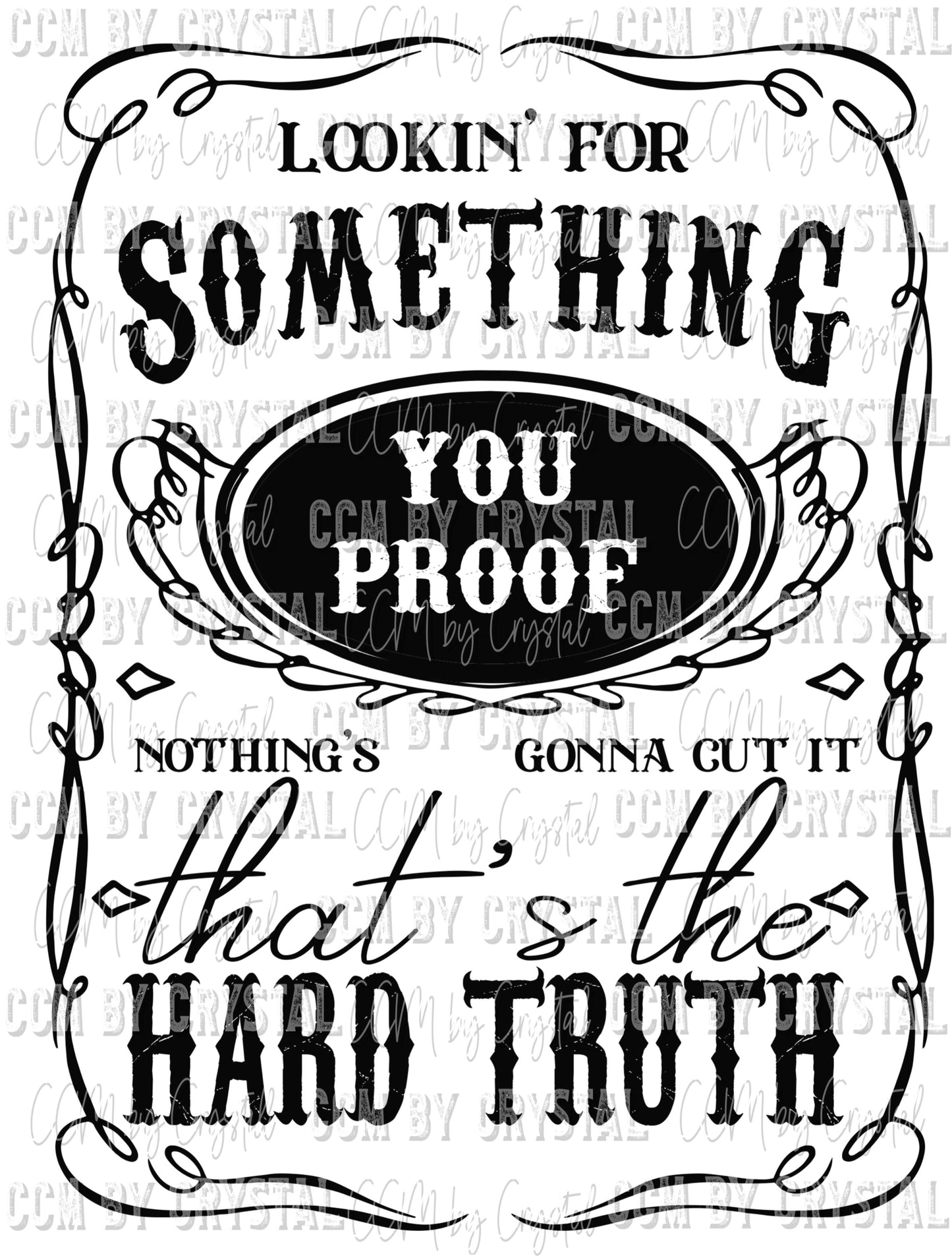 Something You Proof Ready to Press Transfer