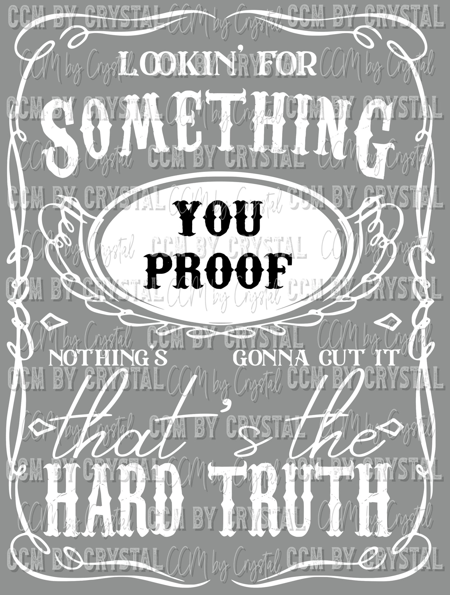 Something You Proof Ready to Press Transfer