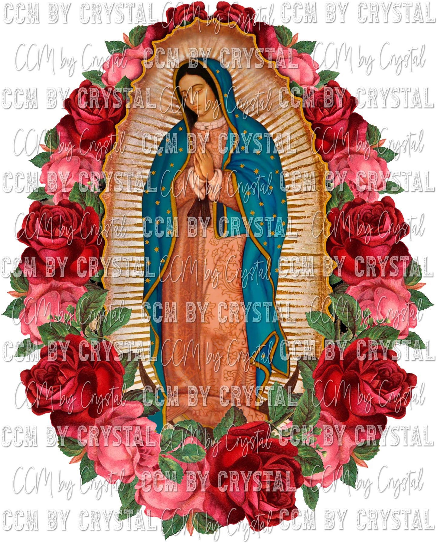 Virgin Mary Our Lady of Guadalupe Ready to Press Transfer