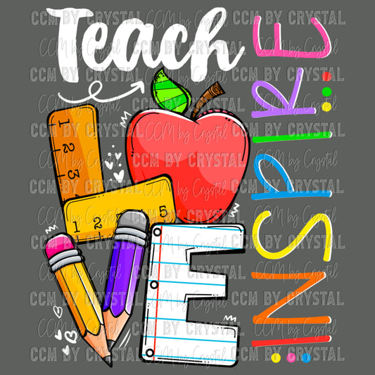 Teach Love Inspire Ready to Press Transfer