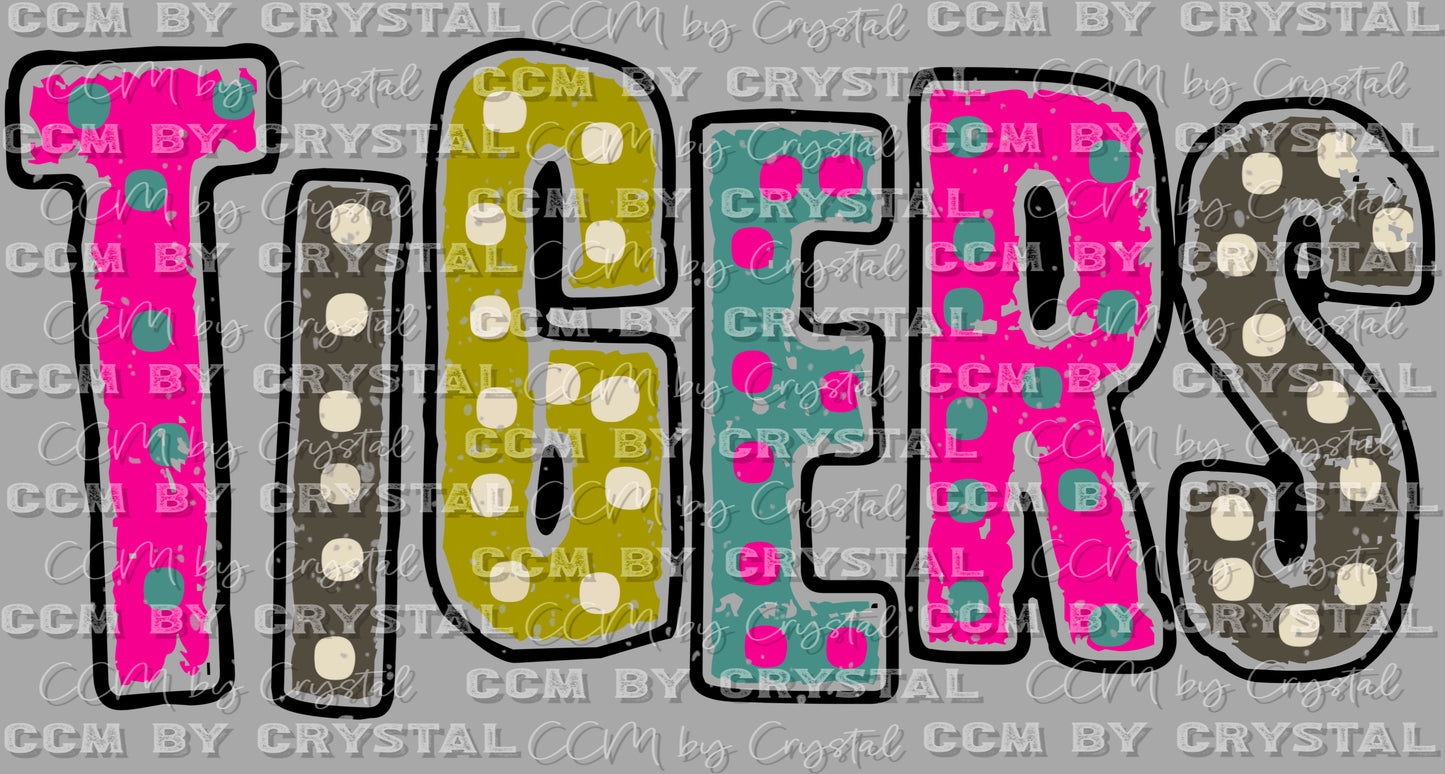 Tigers Ready to Press Transfer DTF Transfer Sublimation Transfer