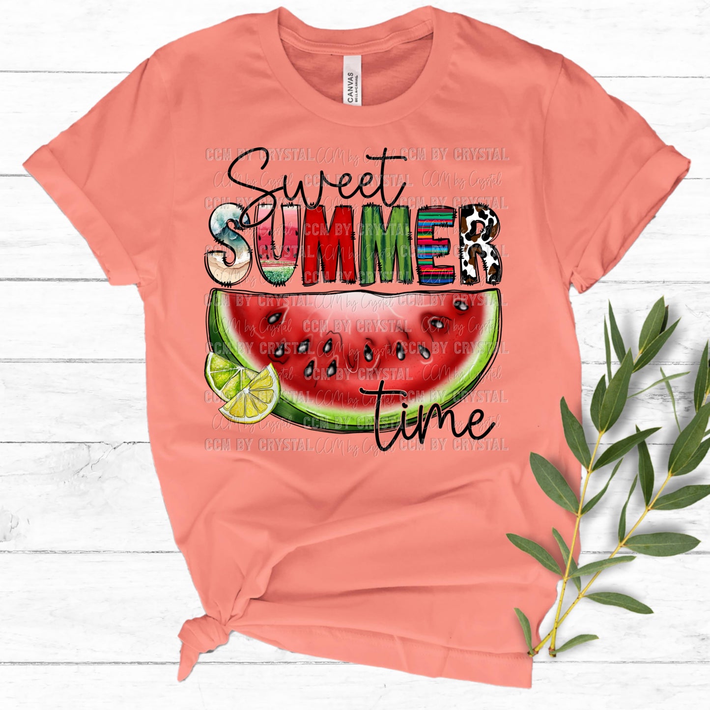 Sweet Summertime Watermelon Summer PNG Digital File ONLY