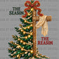 The Season the Reason Faith Christmas Faux Pearls Ready to Press Transfer DTF Transfer
