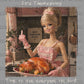 Time to Give the Bird Doll Thanksgiving Ready to Press Transfer DTF Transfer