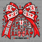 Red Ribbon Week Bow Ready to Press Transfer DTF Transfer Sublimation Transfer