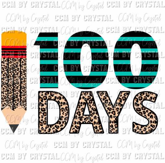 100 days of School Ready to Press Transfer