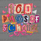 100 Days of School Ready to Press Instant Peel DTF Transfers Sublimation Transfers