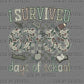 I Survived 100 Days of School Camo Ready to Press Instant Peel DTF Transfers Sublimation Transfers