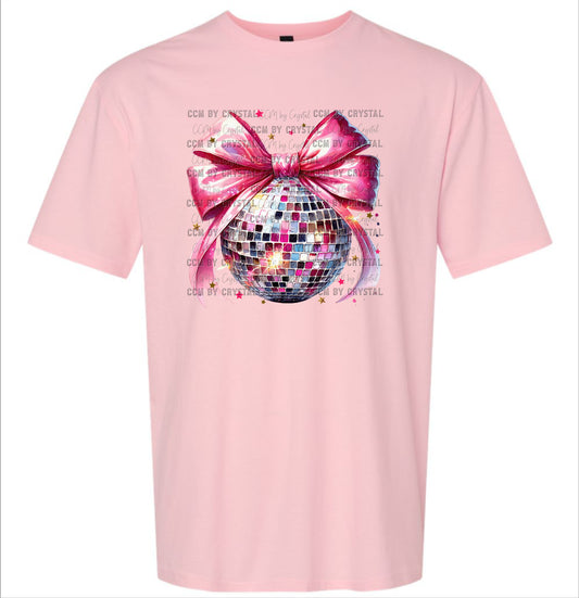 Disco Ball Bow T-Shirt HC