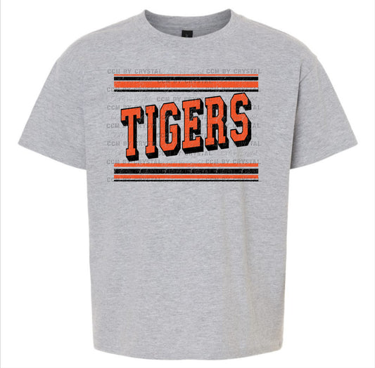 Tigers Black Orange T-Shirt