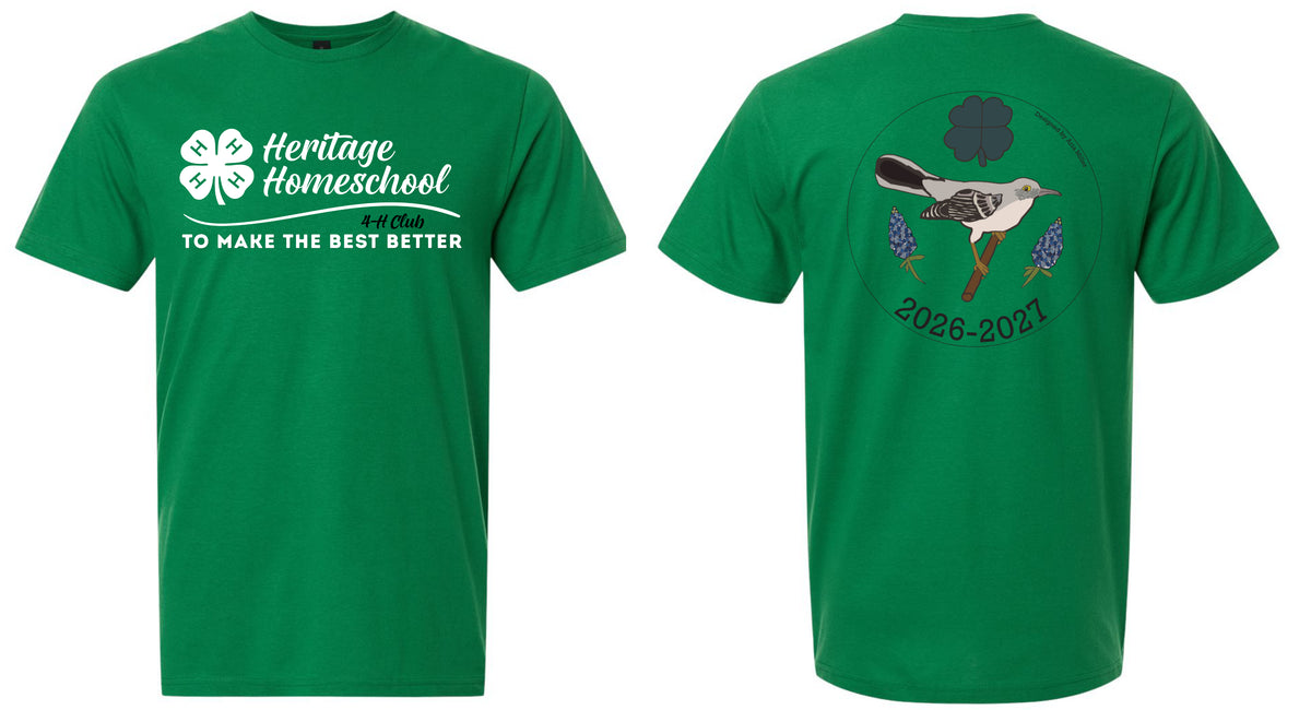 Heritage Homeschool 4-H T Shirt
