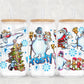 Christmas Snowman UV Transfer 16oz Libby Glass Can Wrap Ready to Apply