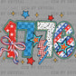 1776 Fourth of July America 4th of July Ready to Press Transfer DTF Transfer Sublimation Transfer