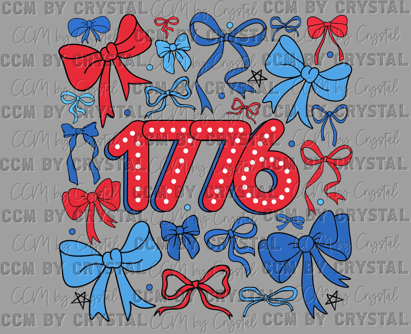 1776 USA Patriotic Ready to Press Transfer DTF Transfer Sublimation Transfer