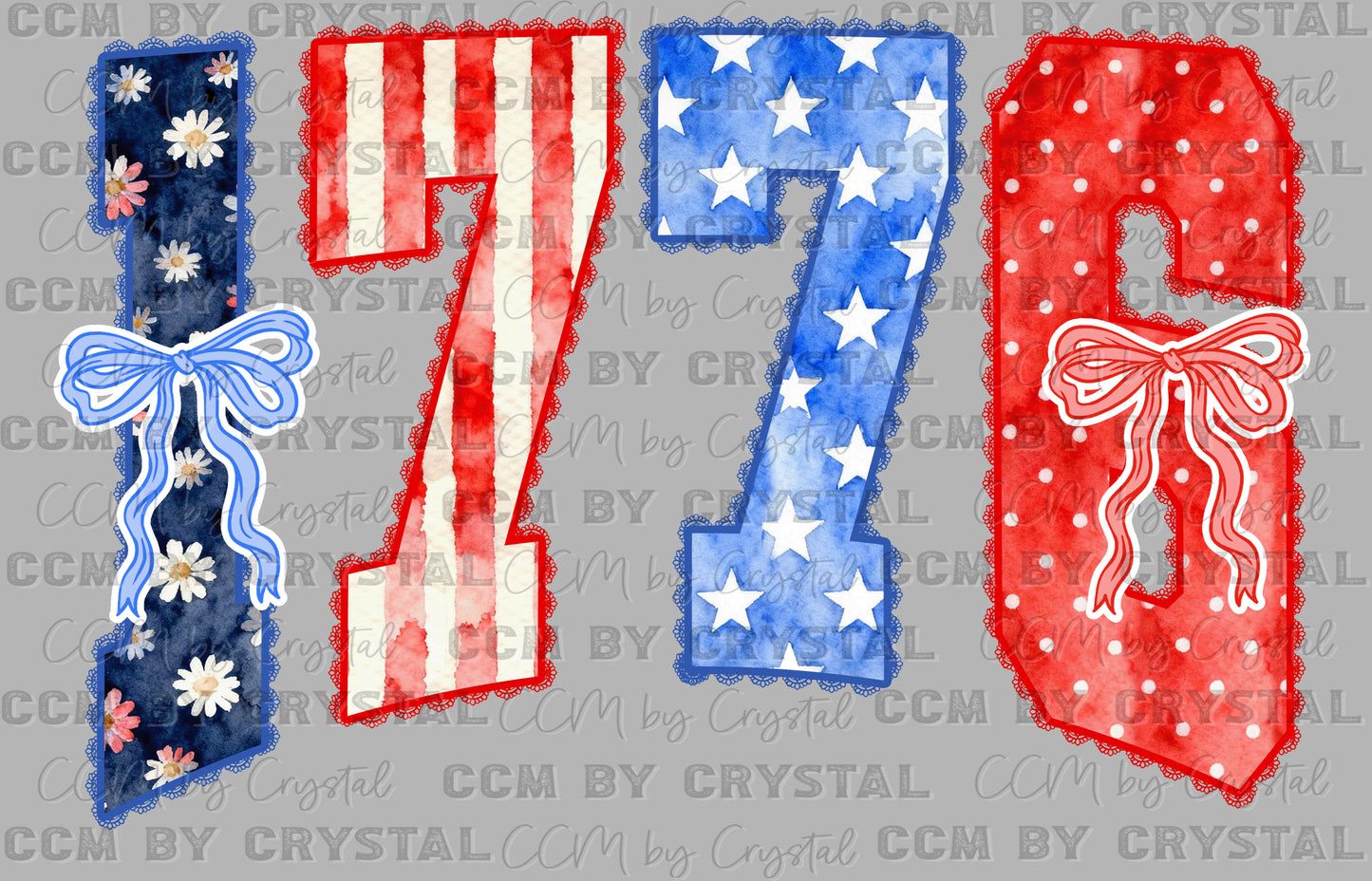 1776 USA Patriotic 4th of July Ready to Press DTF Transfers Sublimation Transfers