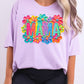 Mama faux fake Texture Floral DTF Transfer Sublimation Transfer