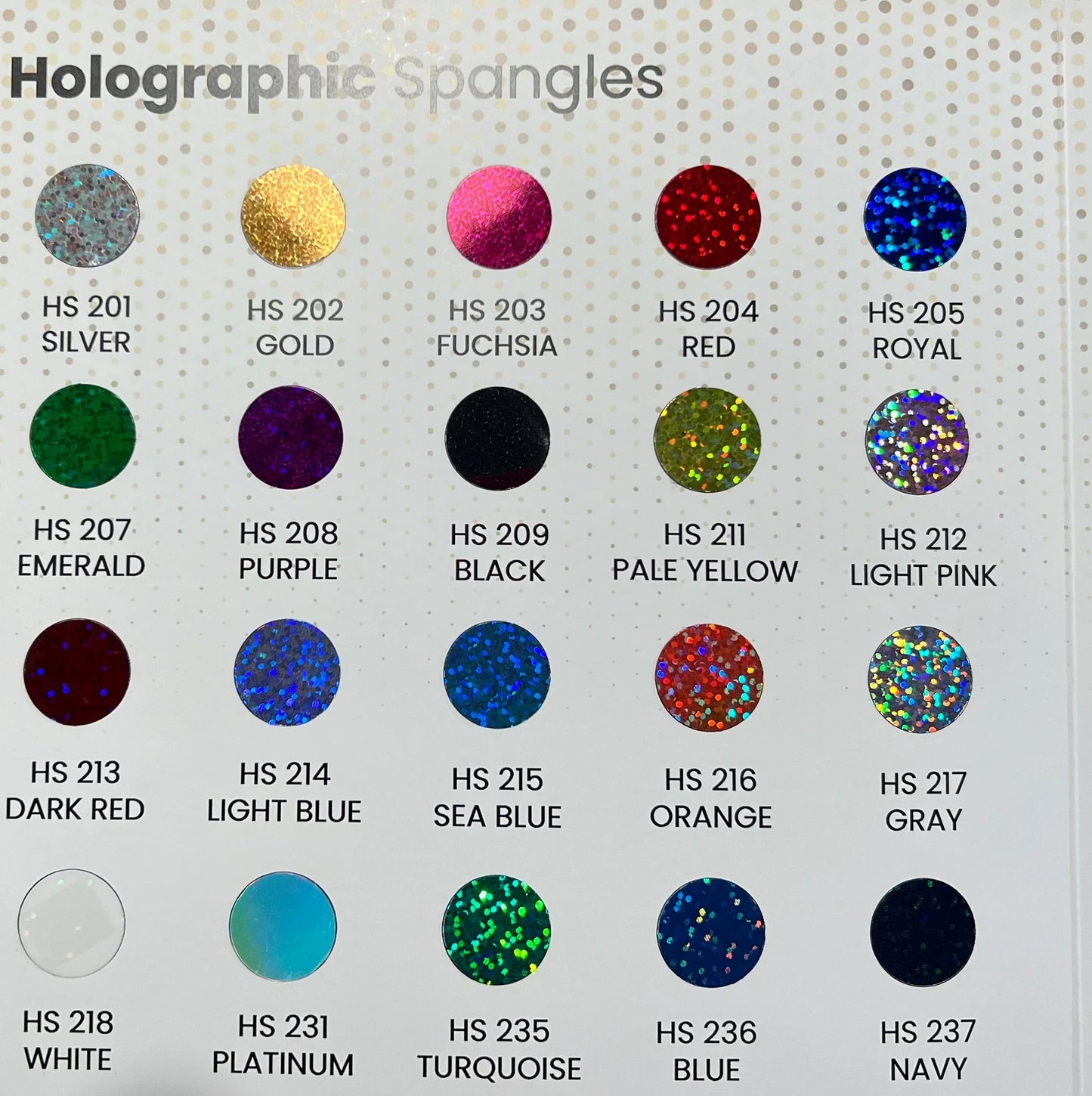 Knights 11" 1-Color Ready to Press Spangle Transfer Bling Transfer Sparkle Transfer