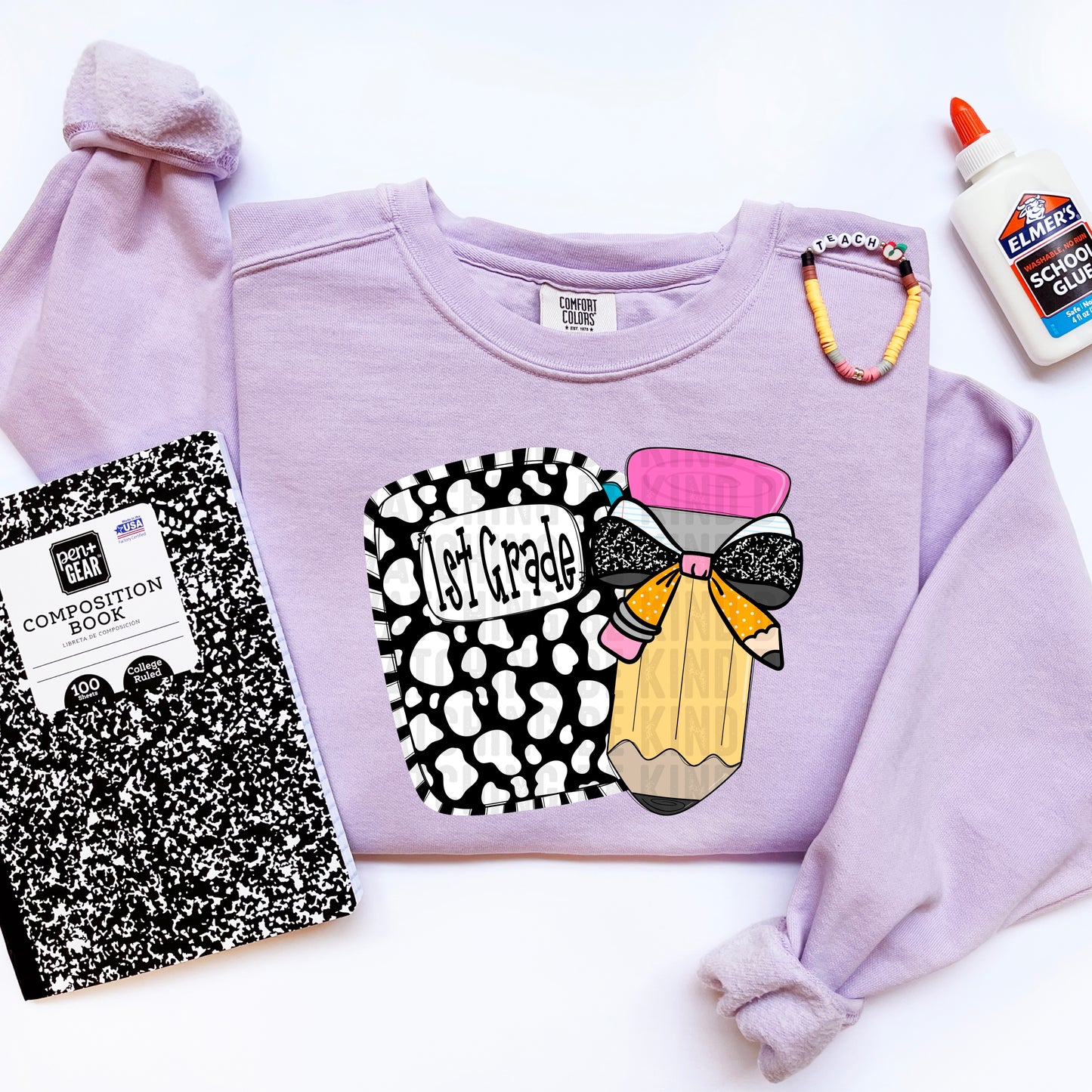 1st Grade Back to School Ready to Press Transfer DTF Transfer Sublimation Transfer