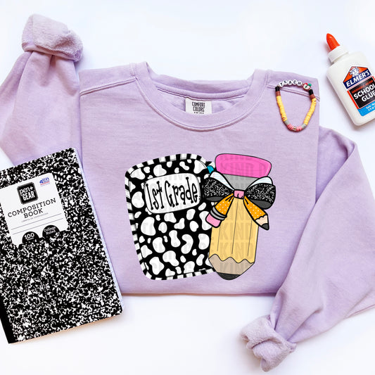 1st Grade Back to School Ready to Press Transfer DTF Transfer Sublimation Transfer