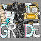 1st Grade Back to School Ready to Press Transfer DTF Transfer Sublimation Transfer