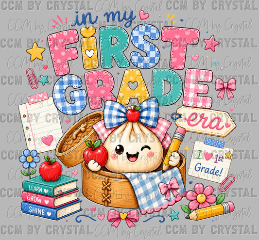 1st Grade Era Back to School Ready to Press DTF Transfers Sublimation Transfers