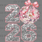 2026 New Year Disco Faux Glitter Ready to Press Instant Peel DTF Transfers Sublimation Transfers