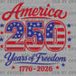America 250 USA Ready to Press Instant Peel DTF Transfers Sublimation Transfers
