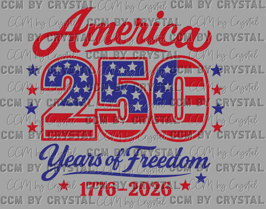 America 250 USA Ready to Press Instant Peel DTF Transfers Sublimation Transfers