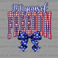 250 years of Freedom USA 4th of July Patriotic DTF Transfer Sublimation Transfer