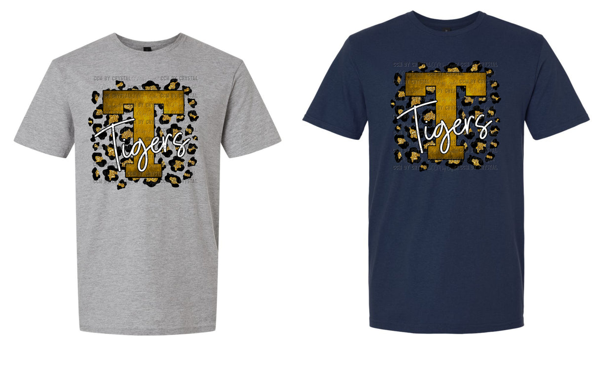 Gold Leopard T Goliad Tigers T Shirt