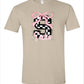 Personalized Girl Letter and Name Checkered T-Shirt HC