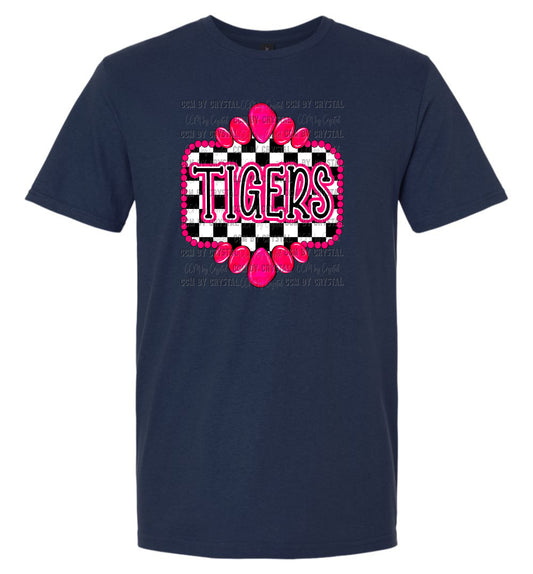 Tigers Pink Concho T-Shirt