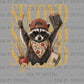 Second 2nd Grade Raccoon Back to School Ready to Press Transfer Direct to Film DTF Transfers